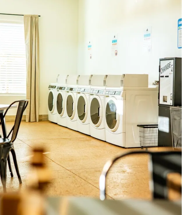 Laundry facilities at Zion White Bison Resort