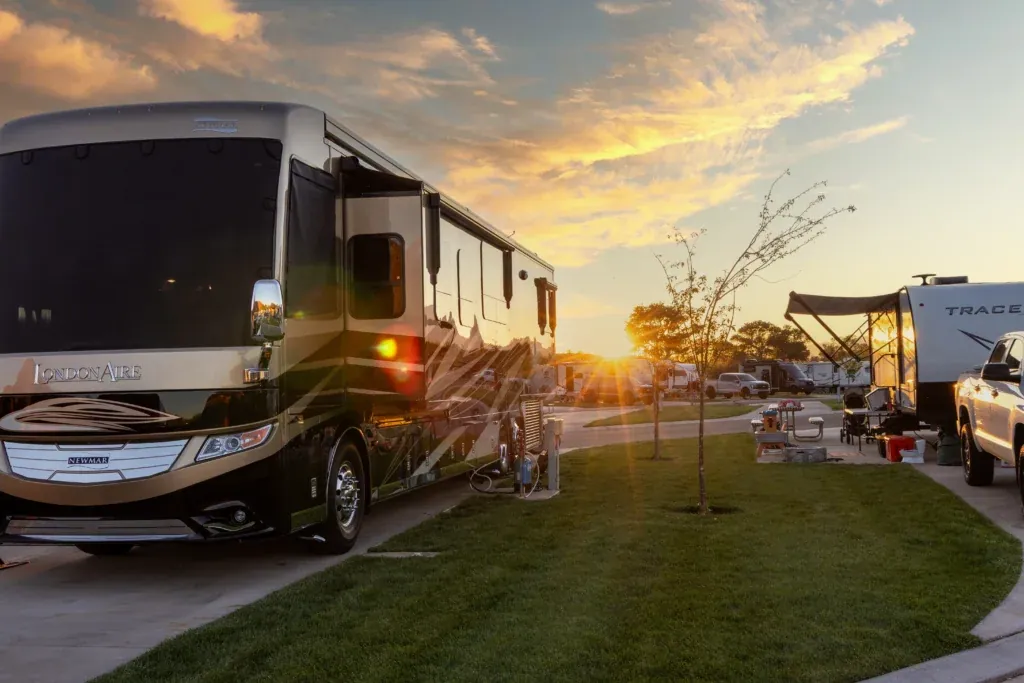 Snowbird RV stay at Zion White Bison Resort