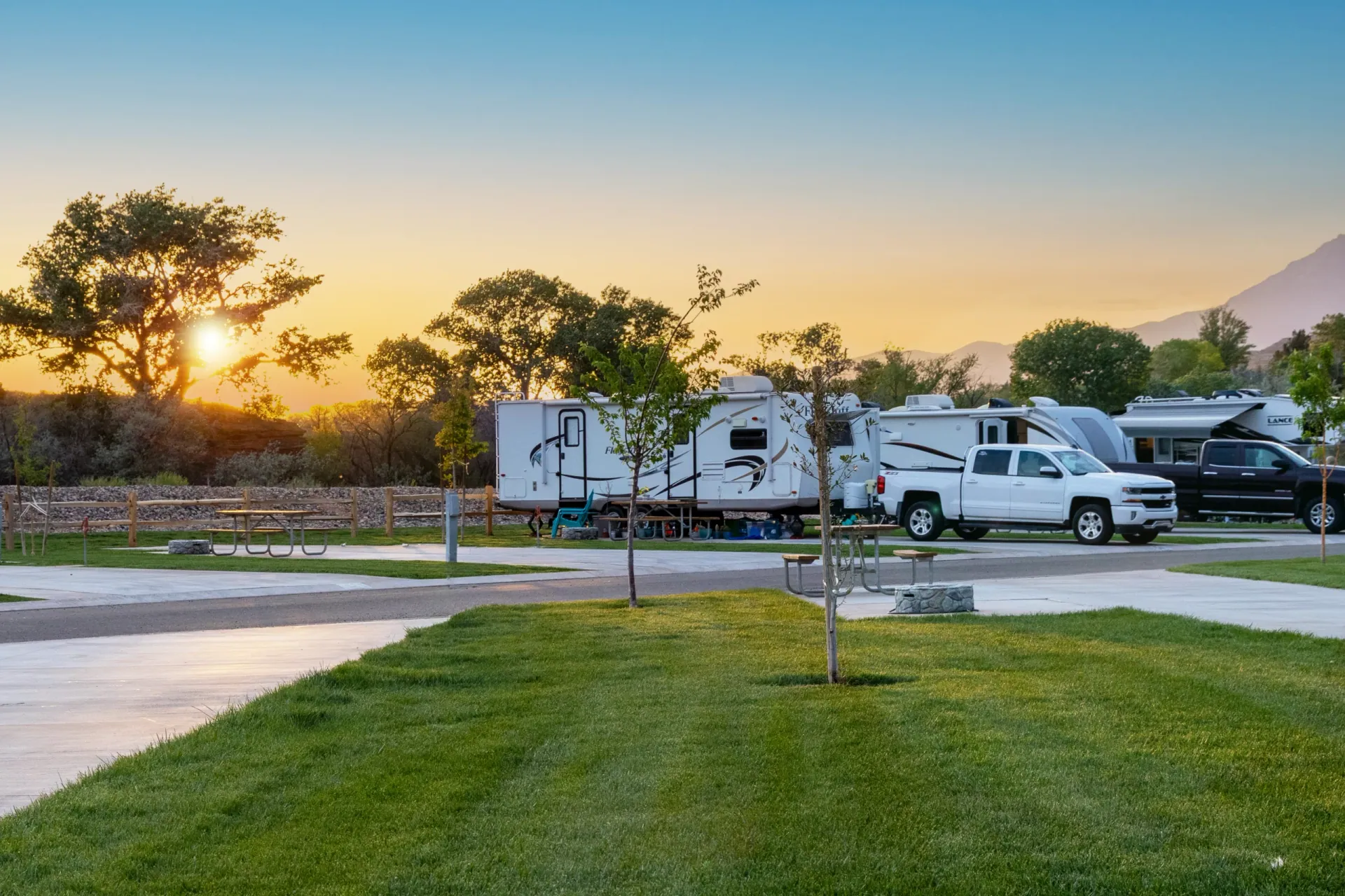 Snowbird RV stays at Zion White Bison Resort